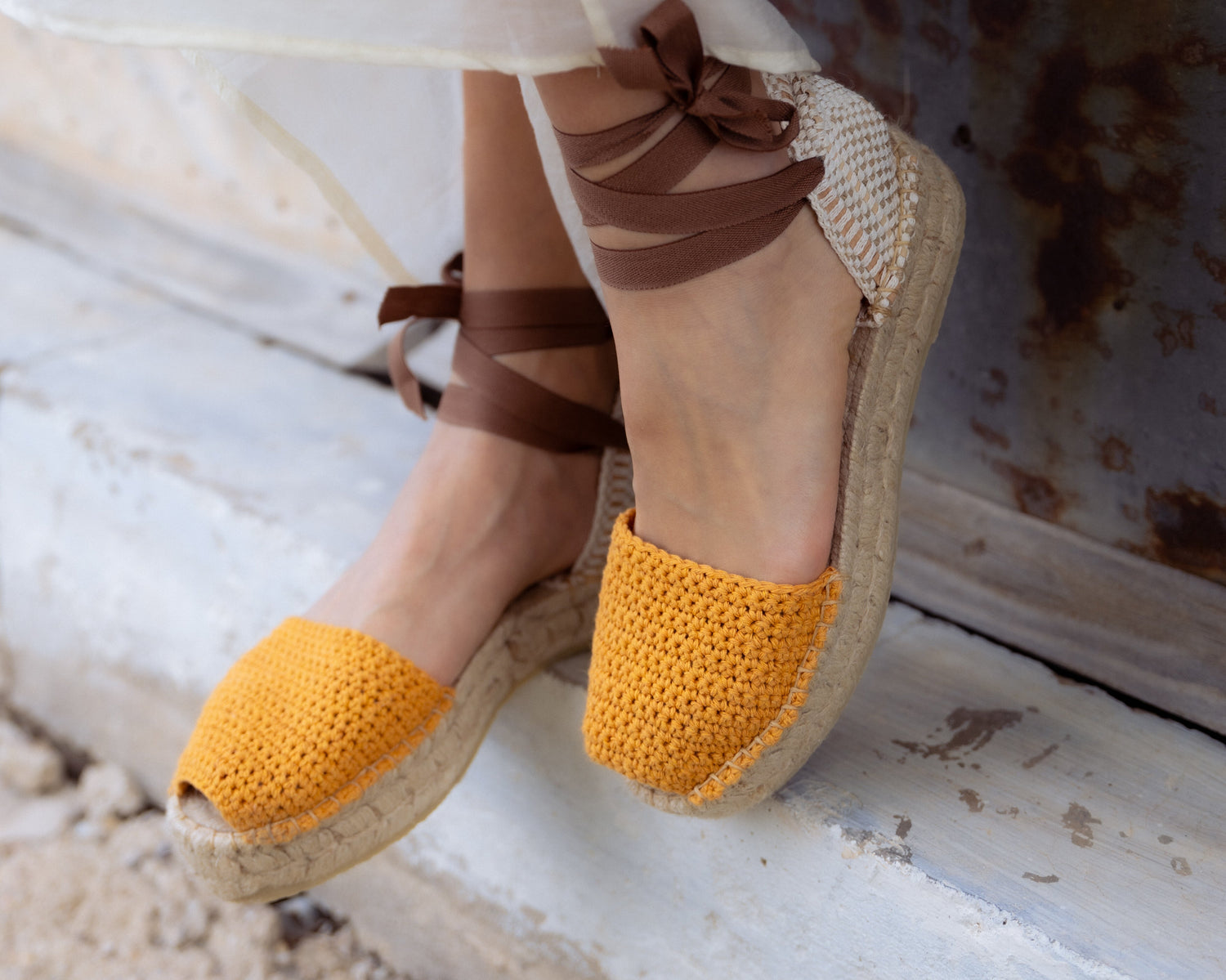 Sandalias de algodón