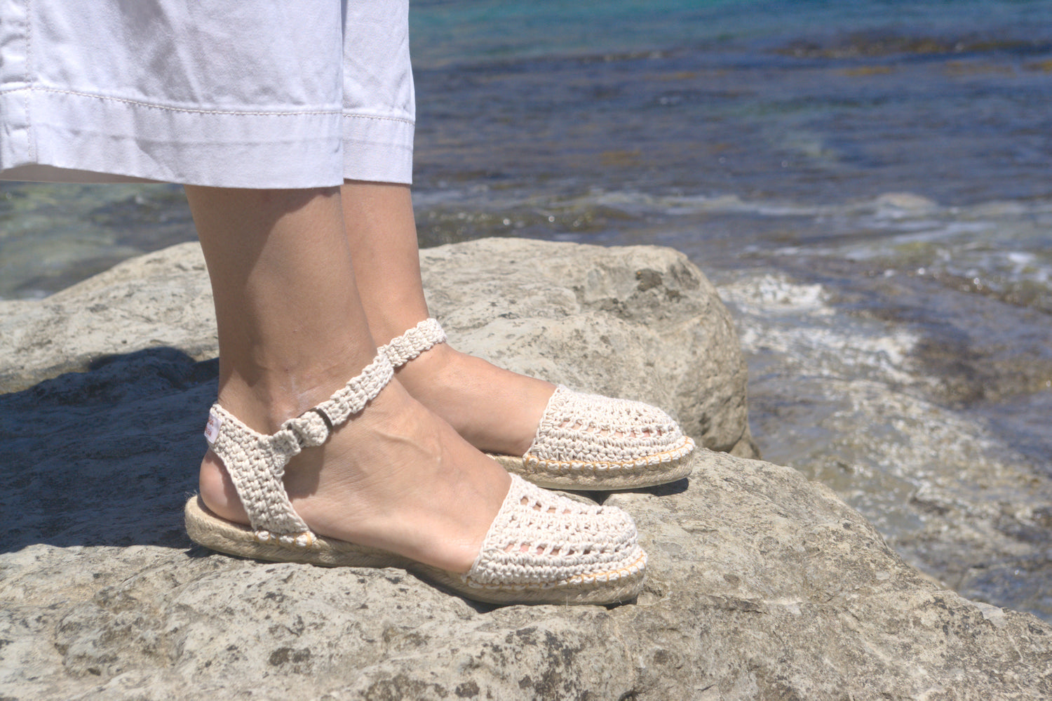Sandalias de algodón