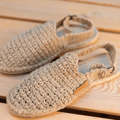 Alpargata de cáñamo modelo Tebas