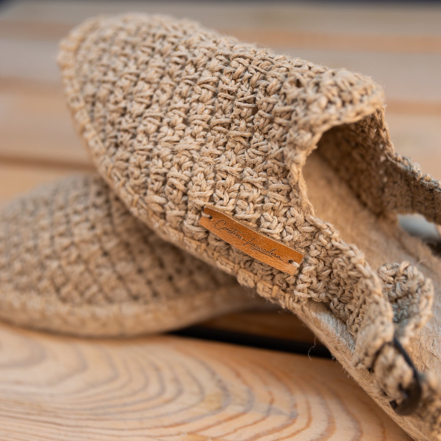 Alpargata de cáñamo modelo Tebas