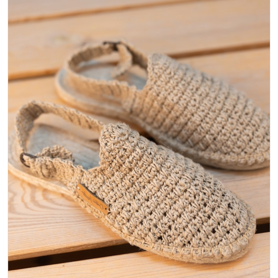 Alpargata de cáñamo modelo Tebas