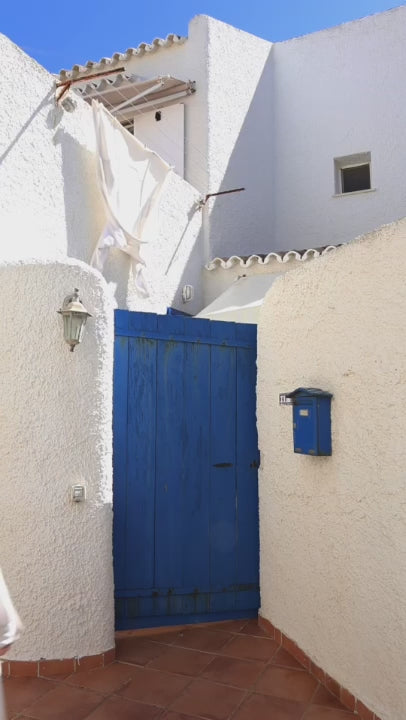 Sandalia de algodón modelo Santorini